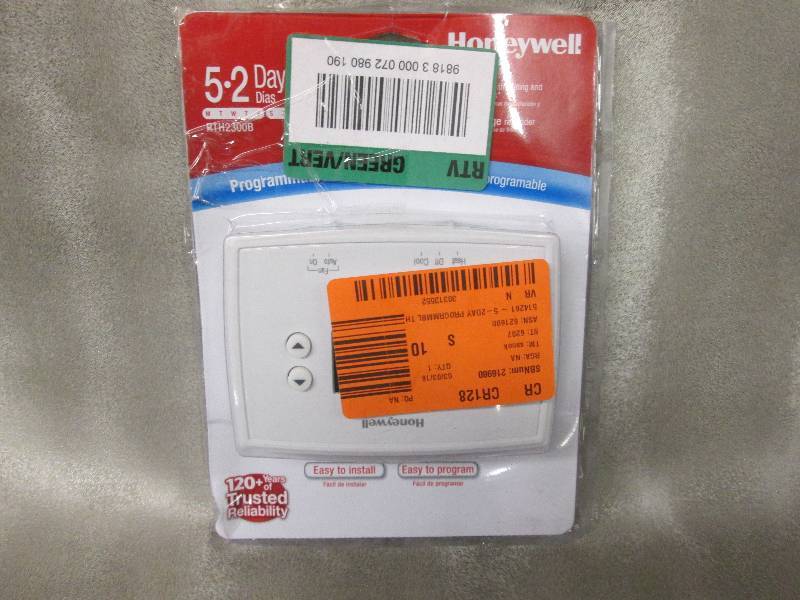 lot 92 image: Honeywell 5-2 Day Programmable Ther...