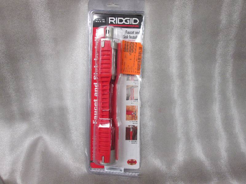 lot 109 image: Ridgid  Faucet and Sink Installer T...