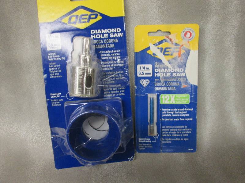 lot 130 image: QEP 1-38 in. Hole Saw with Water D...