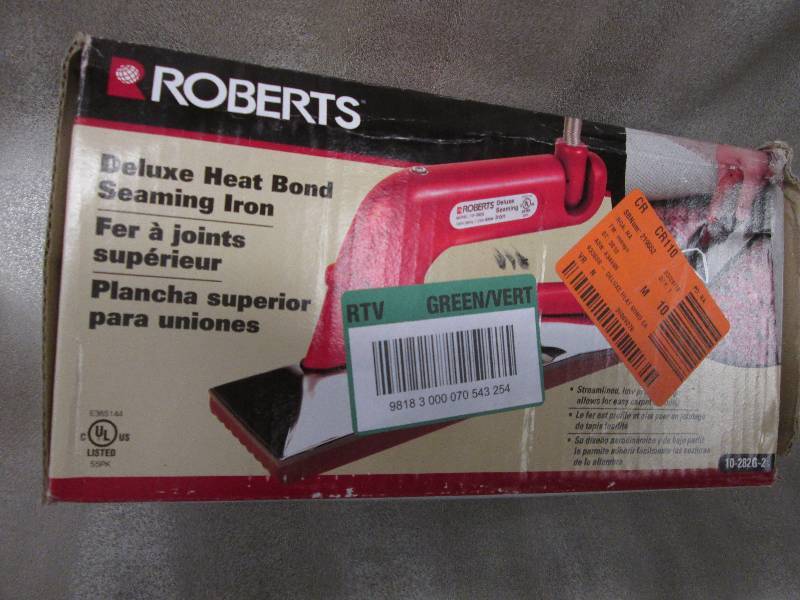lot 141 image: Roberts Deluxe Heat Bond Carpet Iro...