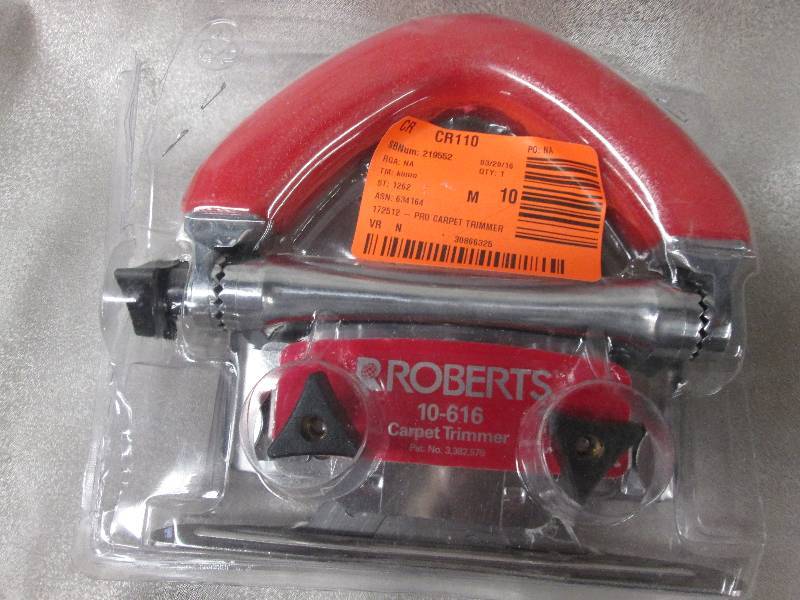 lot 150 image: Roberts Conventional Carpet Trimmer...