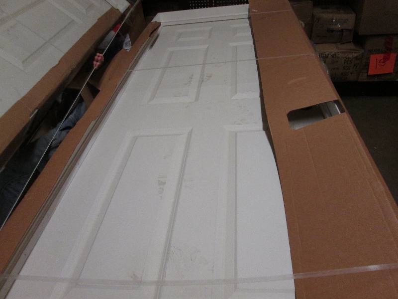 lot 168 image: Masonite 30 in x 80 in exterior doo...