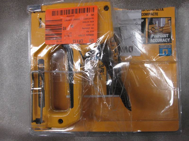 lot 202 image: DeWalt Heavy-Duty Compact Staple Gu...