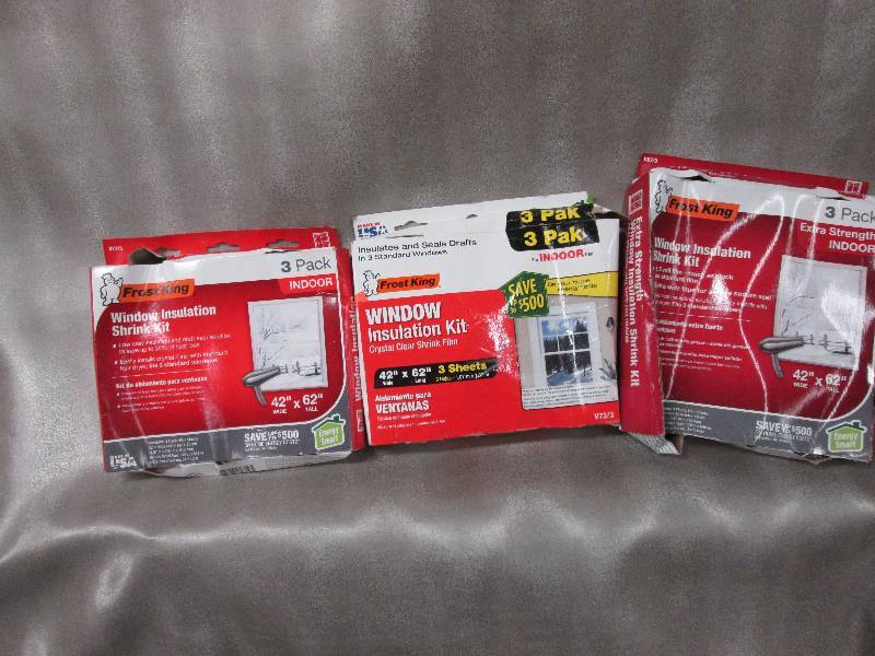 lot 254 image: Frost King Window Insulation Kit 42...