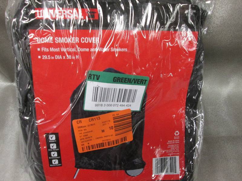 lot 301 image: Dome Smoker Cover Retail $9.97...