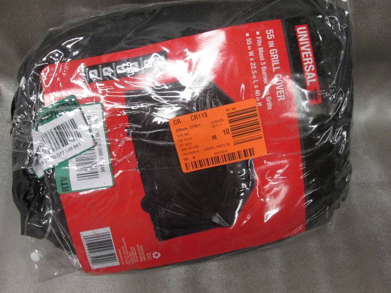 lot 302 image: 55 in Grill Cover Retail $9.97...