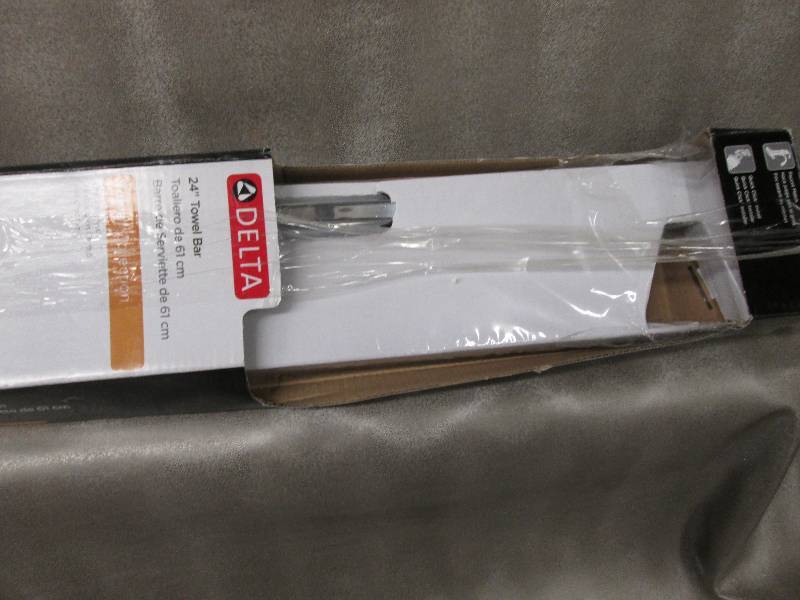 lot 315 image: Delta Tolva 24 in Towel Bar in Poli...
