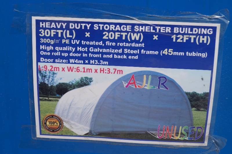30 x 20 Storage Shelter