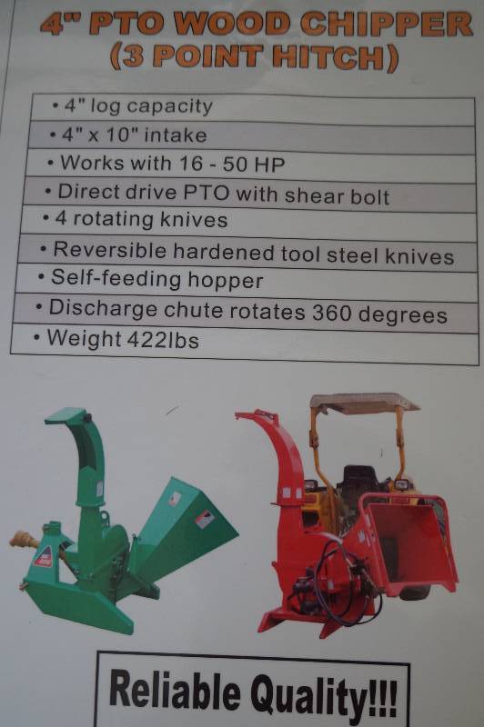 PTO Wood Chipper