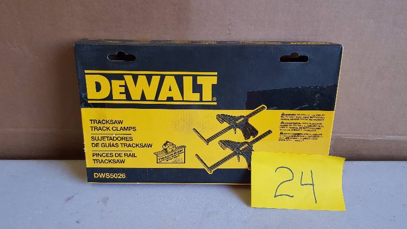 Dewalt 7.8 in. Track Saw Clamp (2-Pack) DWS5026 New