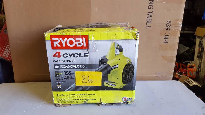 Ryobi 4 Cycle Gas  Blower New No Mixing of Gas and Oil