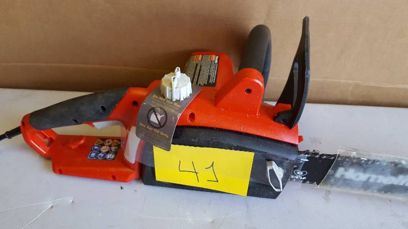 Homelite Electric 14 in Chainsaw used tested works