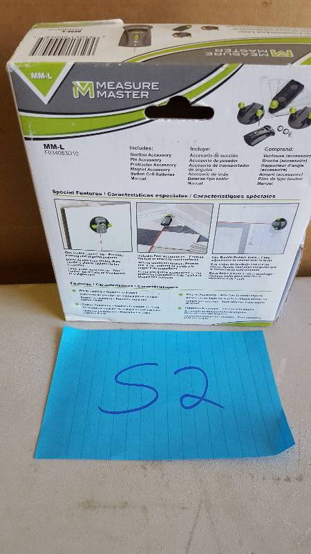 Measure Master Multi-Functional Line Laser Level New