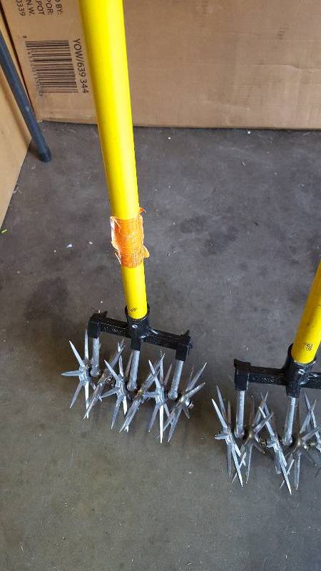 Lot of 2 Hound Dog 3-Tine Garden Cultivators New