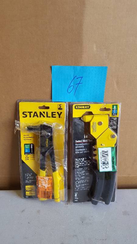 Lot of 2 Stanley Riveters
