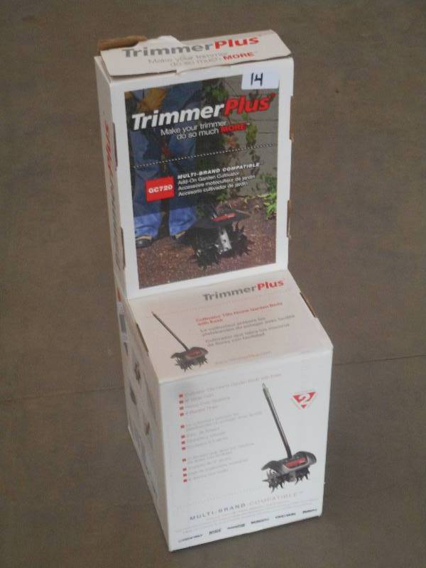 lot 14 image: Trimmer Plus GC720 9 Cultivator At...