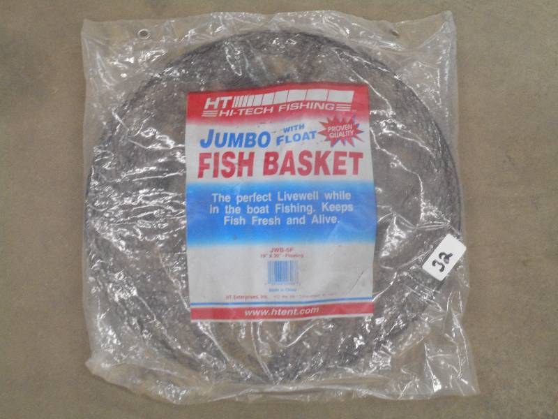 lot 32 image: Unused HiTech Jumbo Fish Basket Wit...
