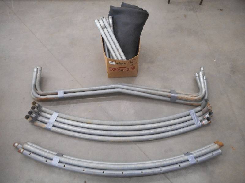 lot 47 image: Complete Full-Sized Trampoline, Dis...