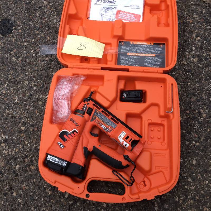 Paslode 16-Gauge Angled Cordless Lithium-Ion Nailer Model # 902400