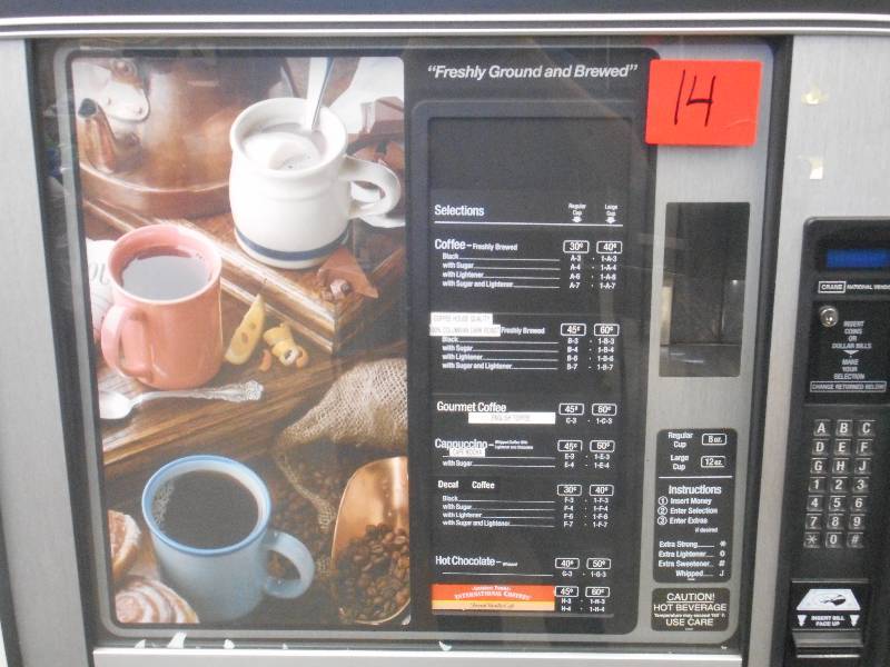 lot 14 image: National Vendors Model 637 Coffee...
