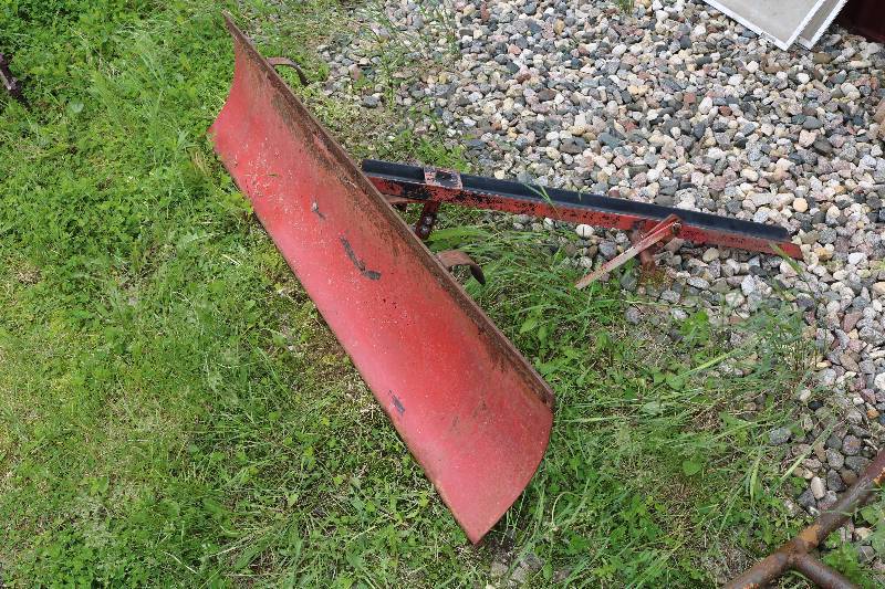 Old snow plow blade