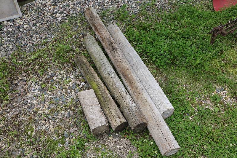 Assortment of wood posts