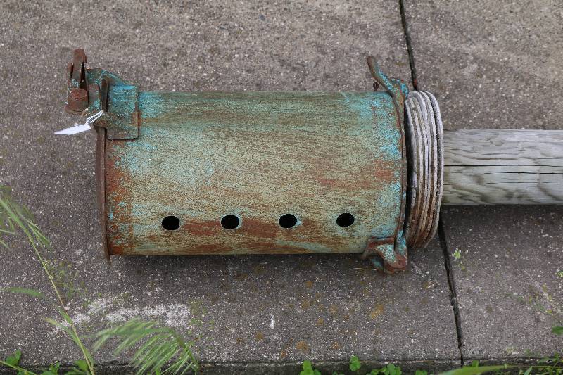Bird house on post