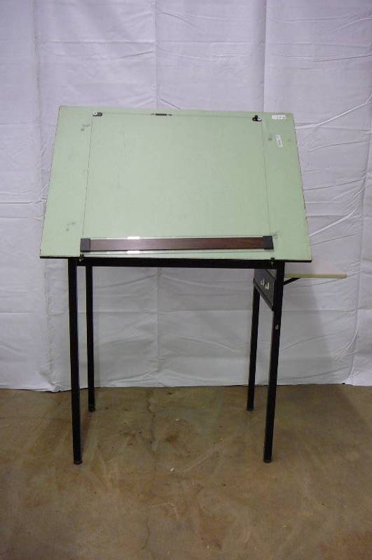 Drafting Table with side shelf