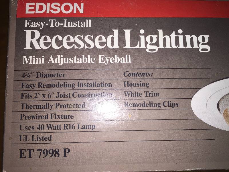 lot 19 image: Recessed Light