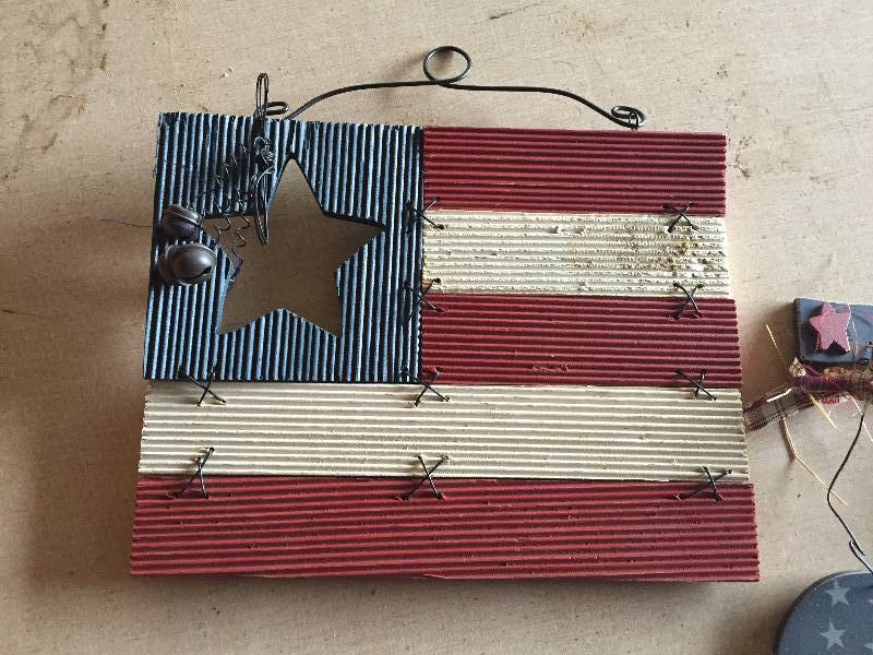 lot 68 image: American Flag decorations