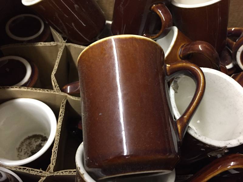 lot 82 image: Ceramic Coffee cups