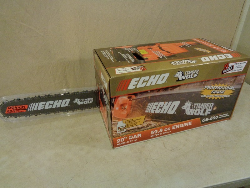 lot 4 image: NEW Echo Timberwolf 20 Inch Chain Saw