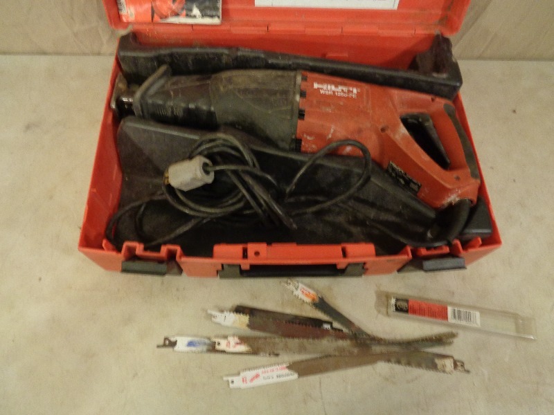 lot 27 image: Hilti Sawzall in Case