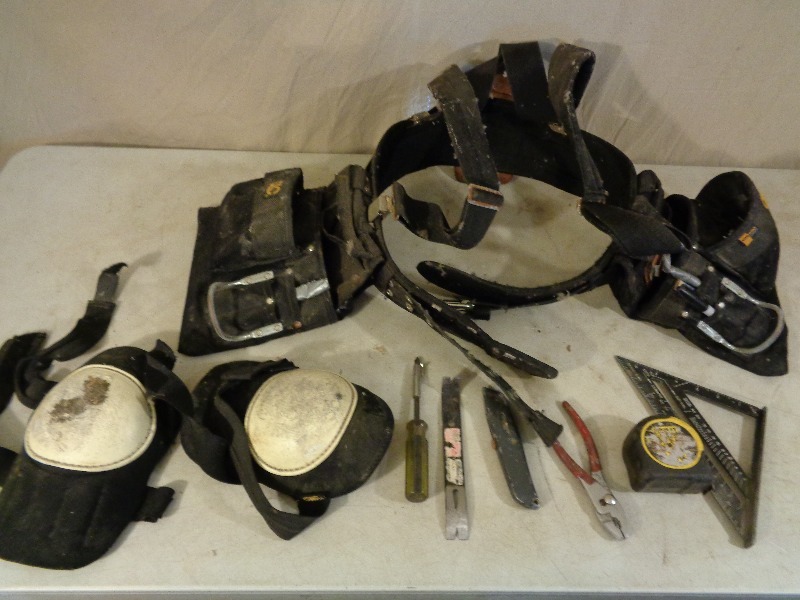 lot 50 image: Heavy Duty Tool Belt and More