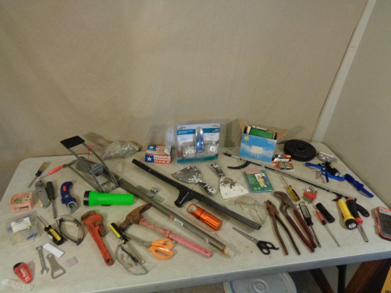 lot 56 image: New Faucet, Tools, Shop Supplies, and More