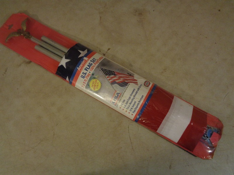 lot 58 image: New 3 x 5 Flag with 6 Pole
