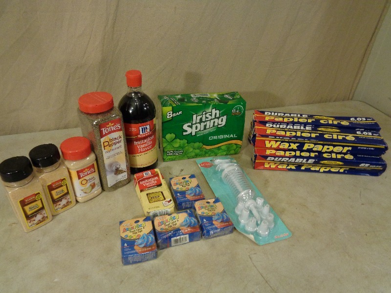 lot 126 image: New Wax Paper, Soap, and More