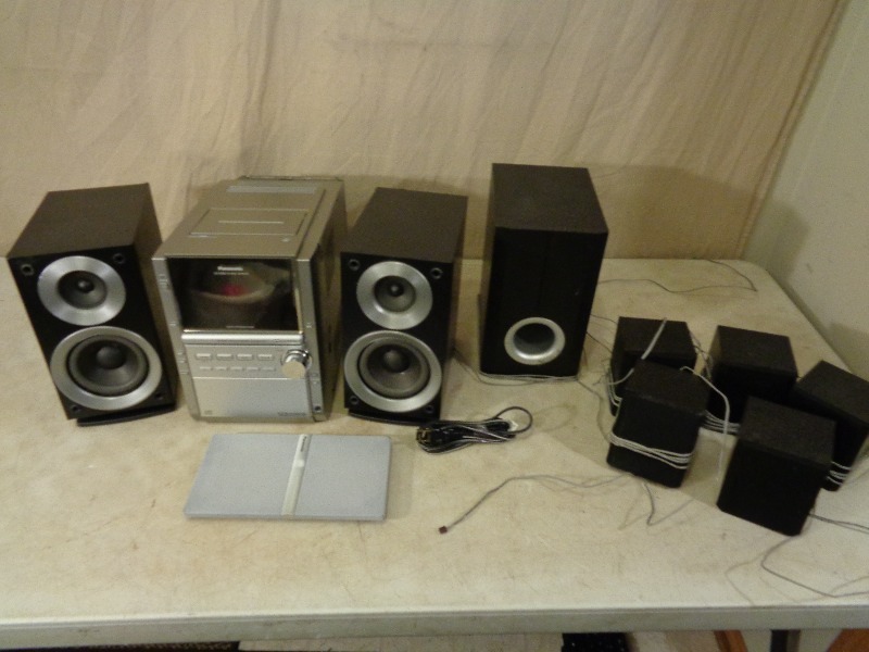 lot 131 image: Panasonic CD  Stereo Plus Extra Speakers