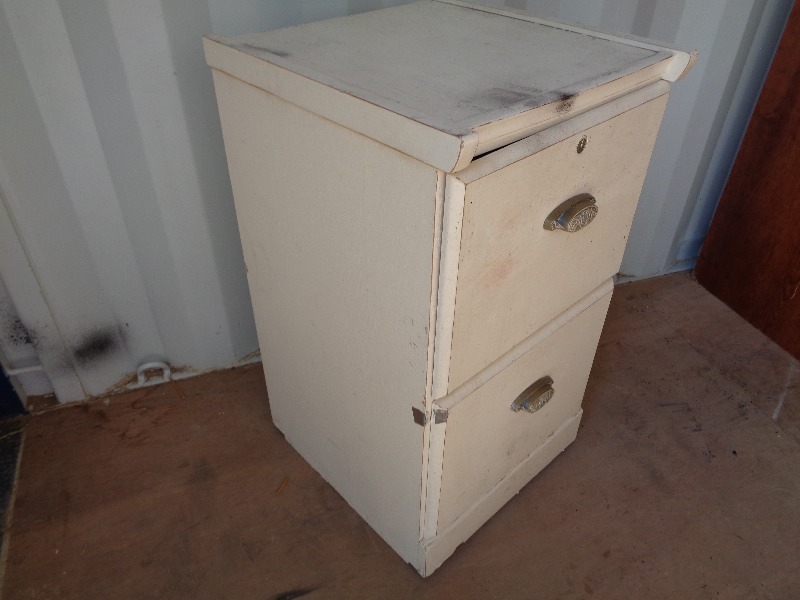lot 91 image: Wood File Cabinet