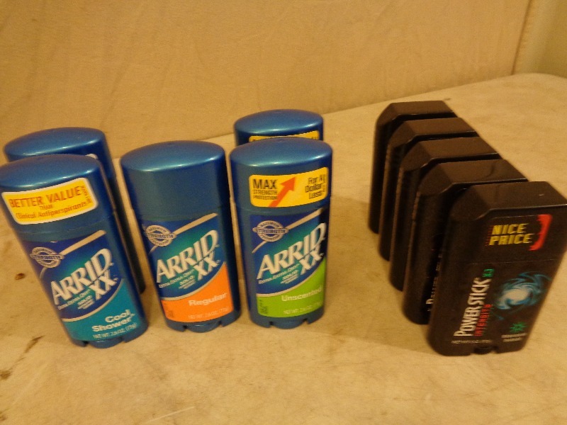 lot 138 image: 10 Sticks of Mens Deodorant