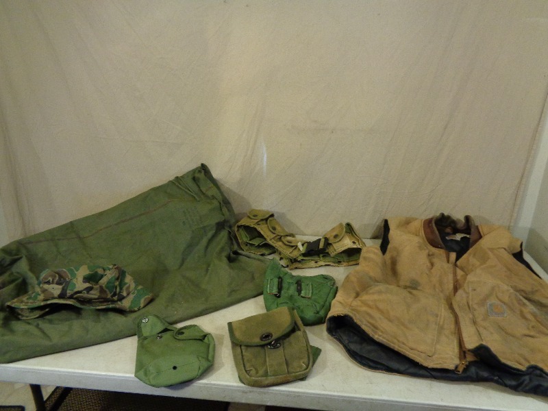 lot 194 image: Army Style Duffel Bag and More