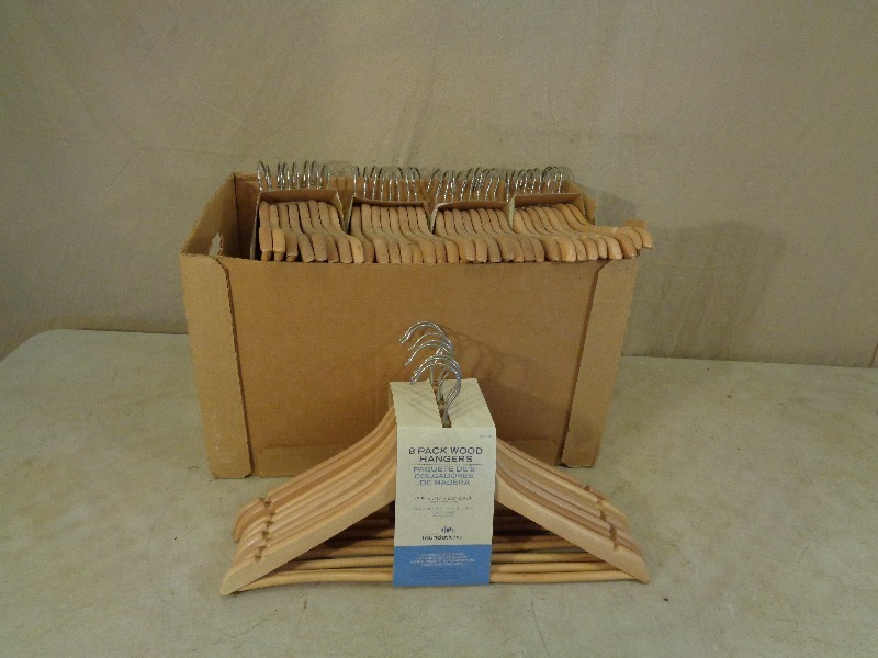 lot 201 image: 40 New Wood Hangers