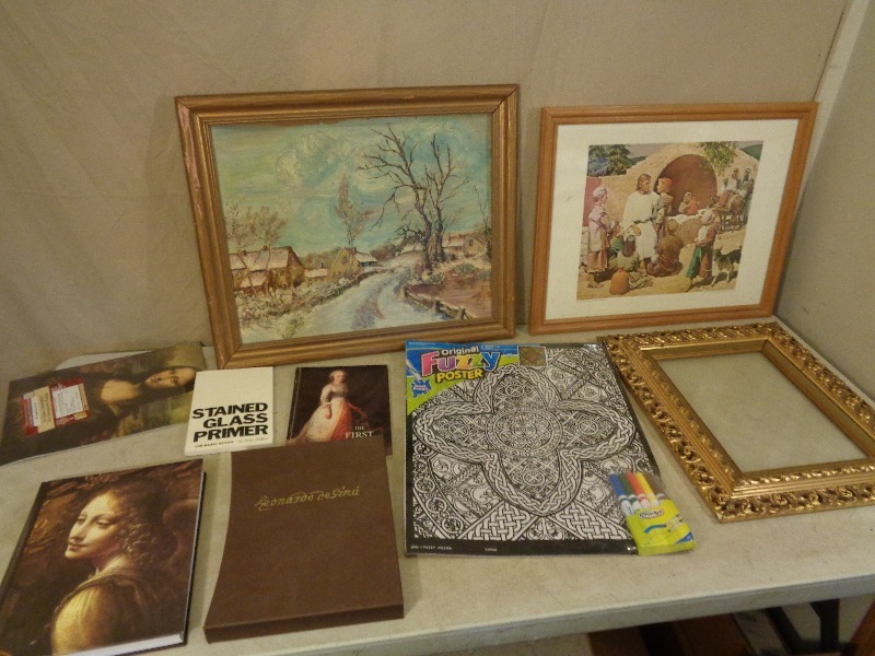lot 211 image: Painting, Framed Pictures, and More