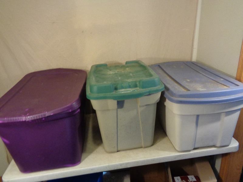 lot 235 image: 3 Totes with Lids