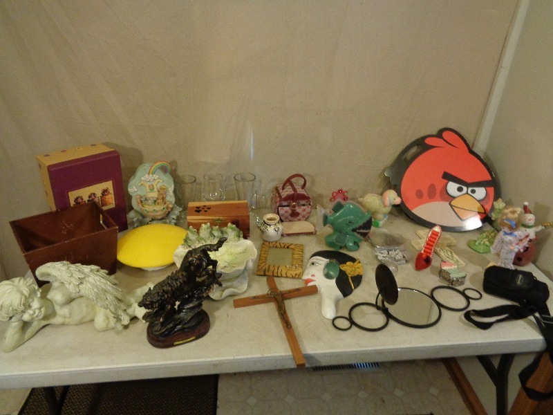 lot 245 image: Garden Decor, Knick Knacks, and More