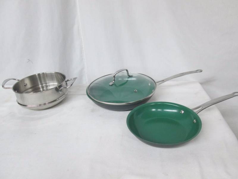 Alcove 4-pc. Nonstick Green Ceramic Cookware Set