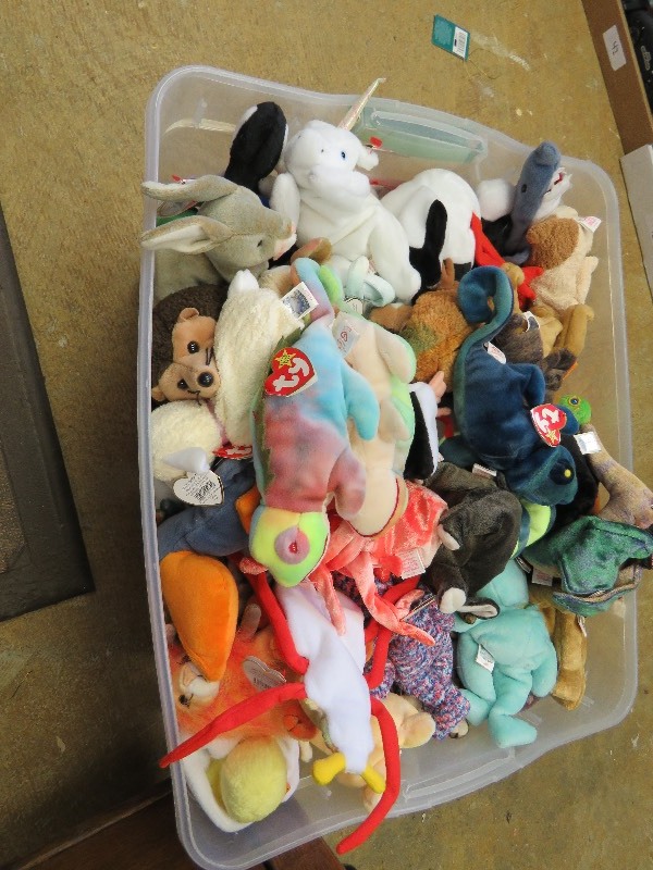 Large lot of Beanie Babies