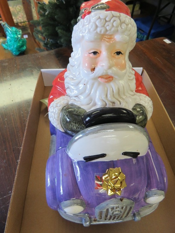 Santa Cookie Jar
