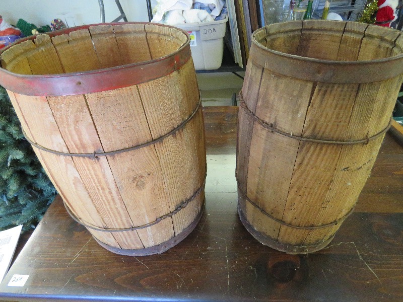 Wood barrels