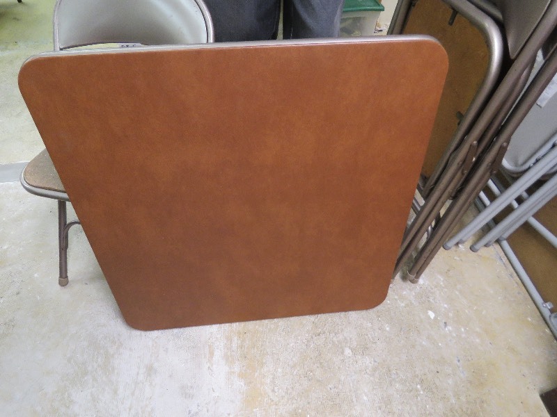 Folding Card Table and 4 Chairs